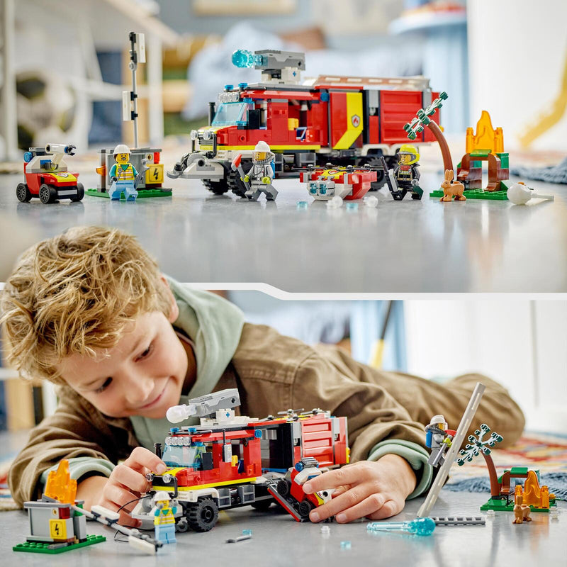 LEGO® City Einsatzleitwagen der Feuerwehr 60374