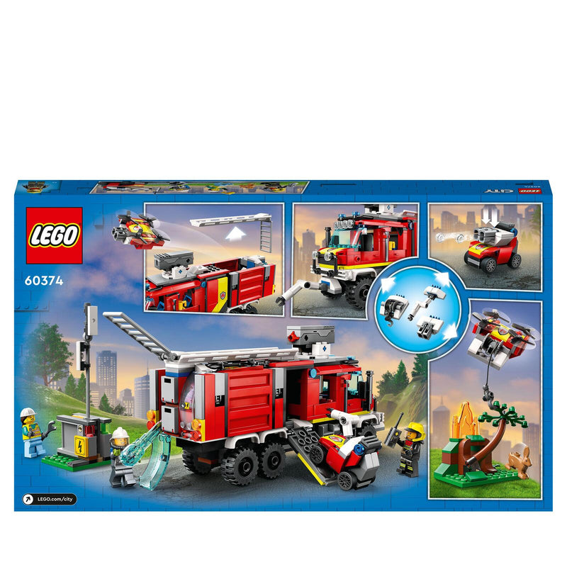 LEGO® City Einsatzleitwagen der Feuerwehr 60374