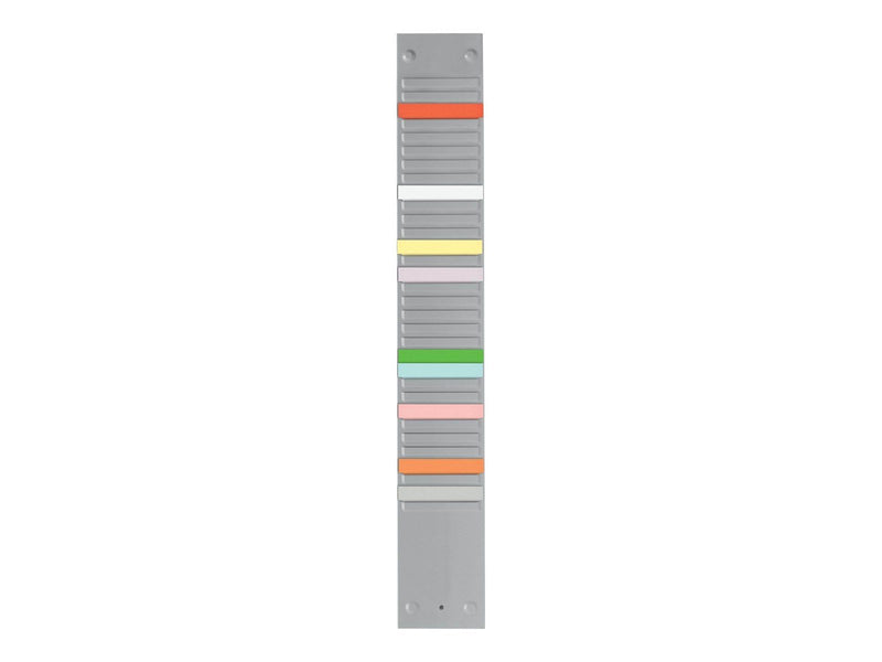 Nobo card planner panel - 32 slots - grey