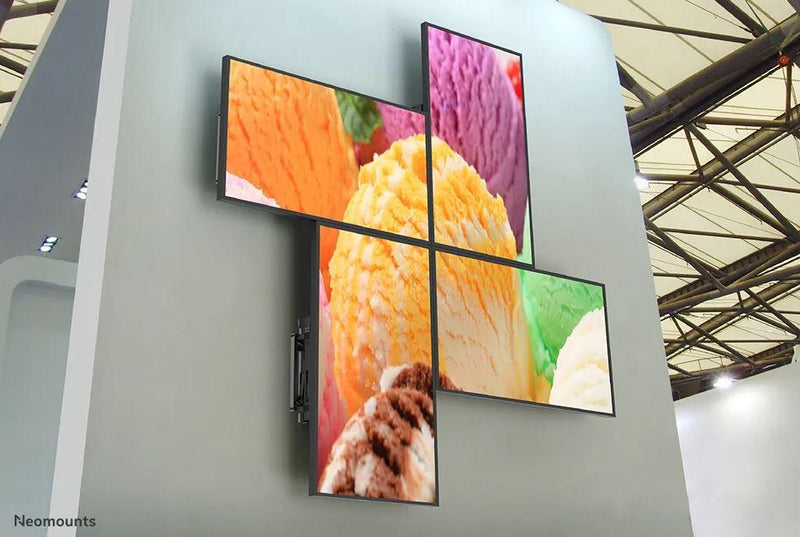 Neomounts LED-VW2000BLACK Videowall-Wandhalterung für Flachbildschirme bis 75' (191 cm)