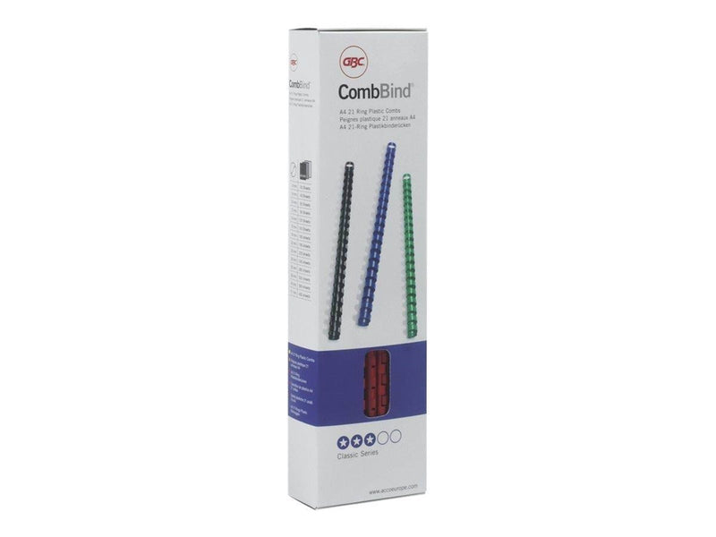 GBC CombBind™ Plastikbinderücken A4 8 mm Rot - Plastic binding comb
