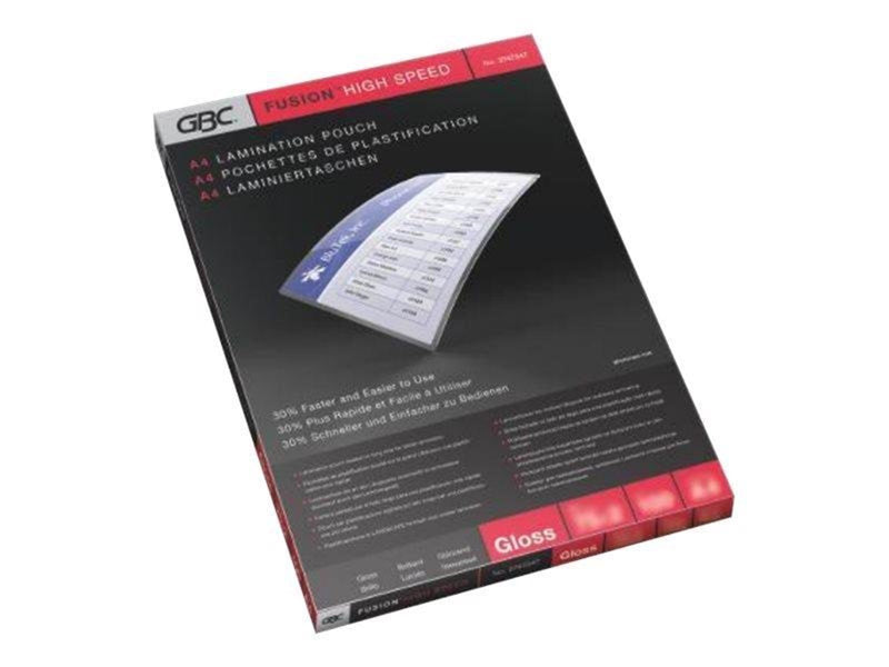 GBC Fusion HighSpeed - 100-pack - glossy - lamination pouches