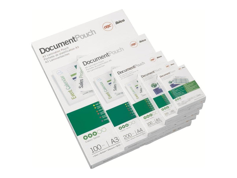 GBC Document Laminating Pouch - 100-pack - glossy - 462 x 600 mm - lamination pouches