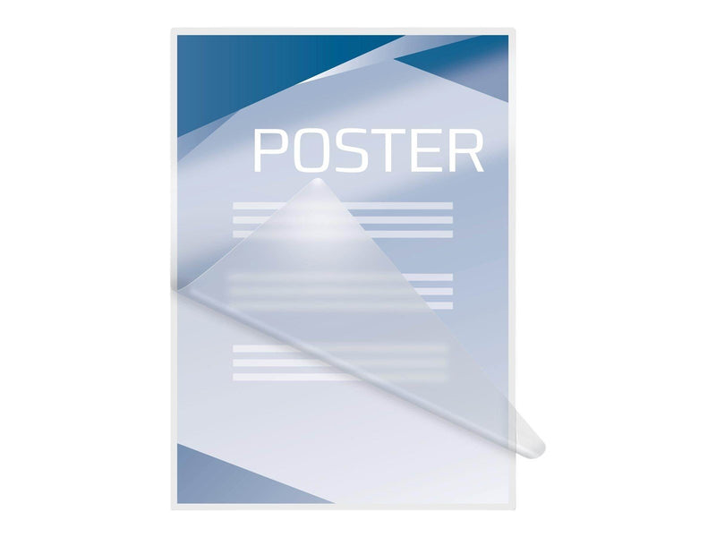 GBC Peel'n Stick - 100-pack - glossy - 303 x 426 mm - lamination pouches with adhesive back
