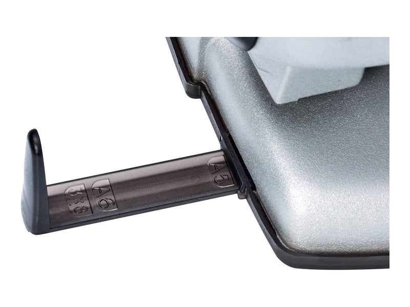 Rexel P265 - hole punch - 65 sheets - 2 holes - metal - black/silver