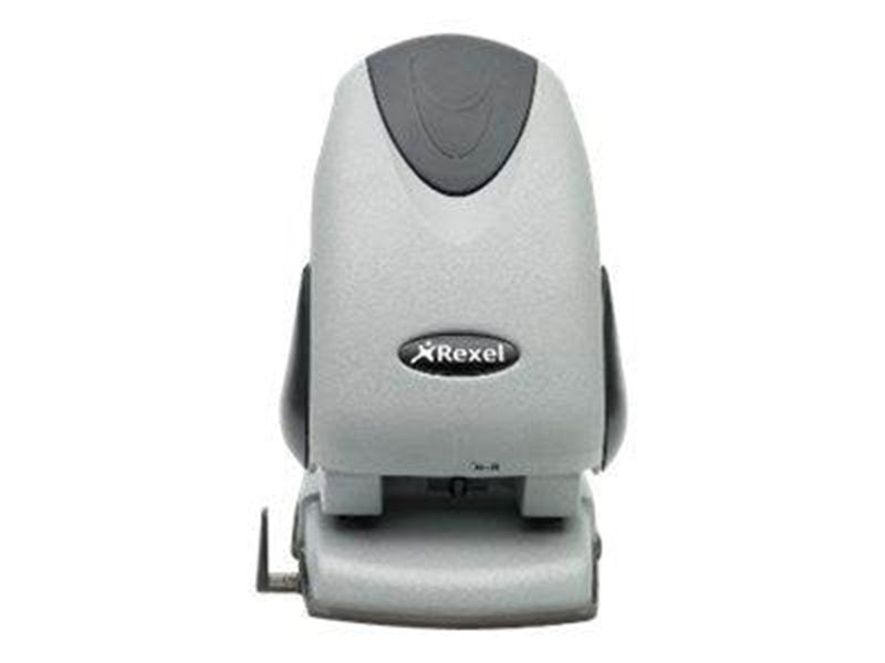 Rexel P265 - hole punch - 65 sheets - 2 holes - metal - black/silver