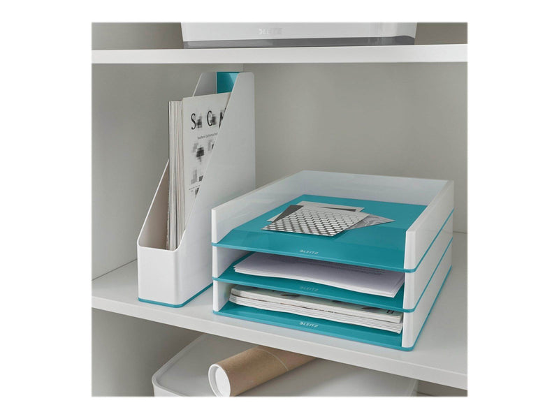 Leitz  WOW Briefkorb Duo Colour Eisblau
