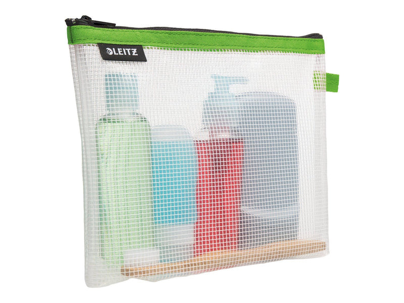 Leitz  WOW Traveller Zip-Beutel wasserabweisend Kosmetik Grün