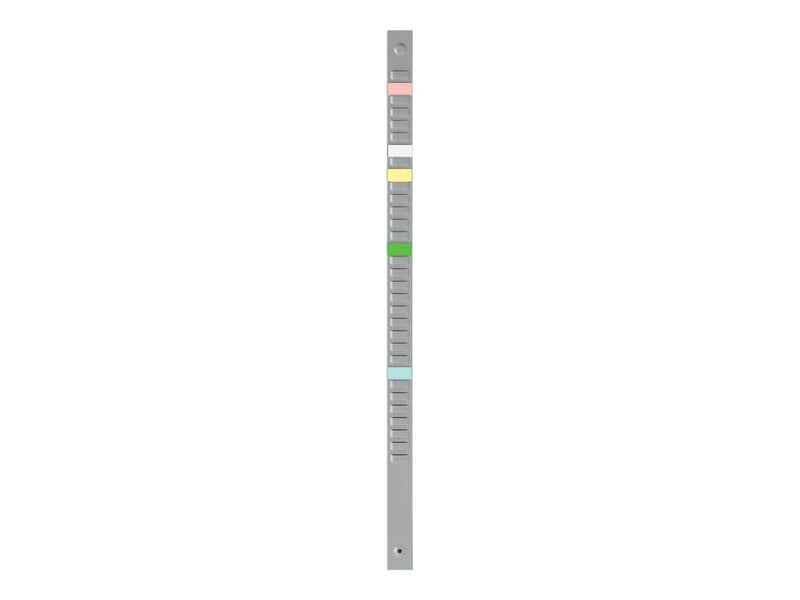 Nobo card planner panel - 32 slots - grey