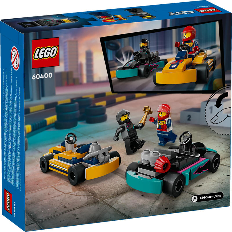 LEGO® City Fahrzeuge 60400 Go-Karts mit Rennfahrern