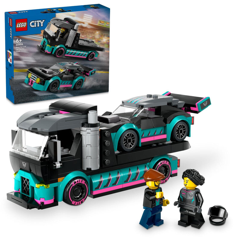 LEGO® City Fahrzeuge 60406 Autotransporter mit Rennwagen