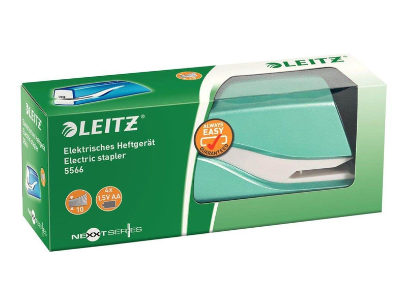 Leitz  NeXXt WOW Elektrisches Heftgerät kontaktlos Eisblau