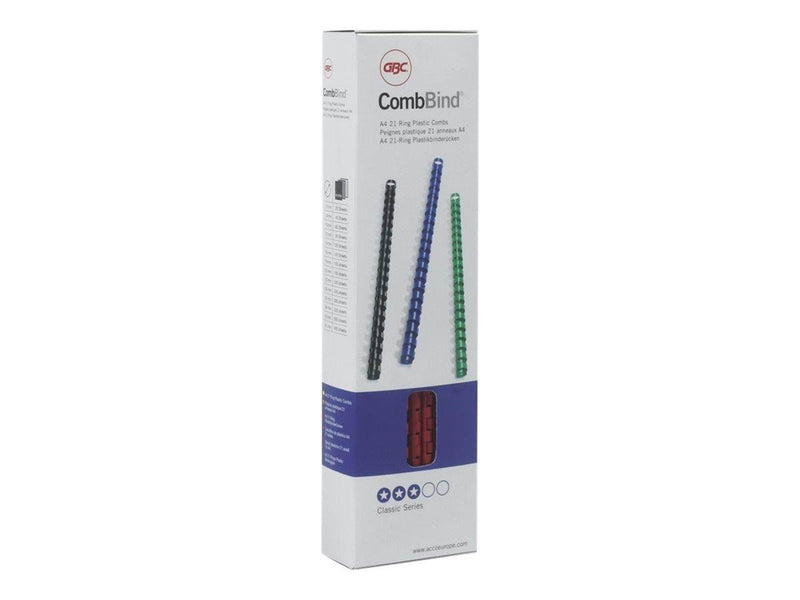 GBC CombBind™ Plastikbinderücken A4 8 mm Weiß - Plastic binding comb
