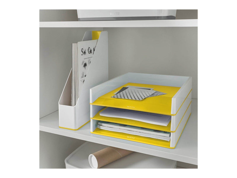 Leitz  WOW Briefkorb Duo Colour Gelb