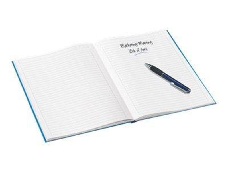 Leitz  WOW Notizbuch A4 liniert mit festem Einband Blau