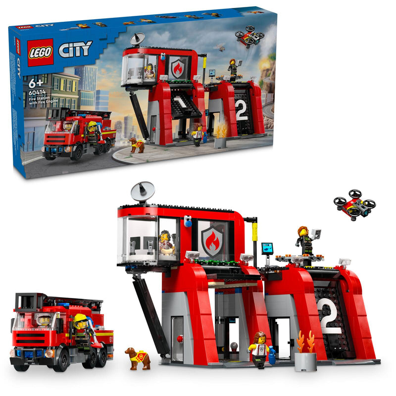 LEGO® City - Feuerwehrstation mit Drehleiterfahrzeug