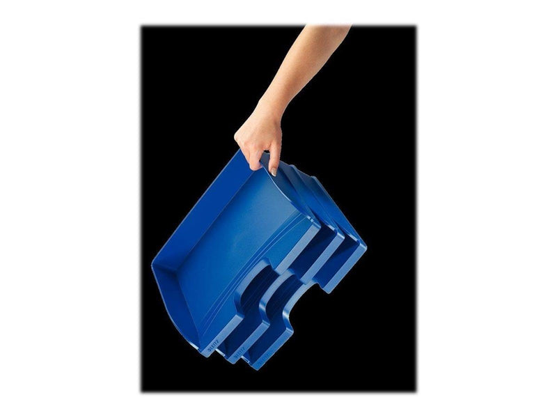 Leitz  Plus Briefkorb, Querformat Blau