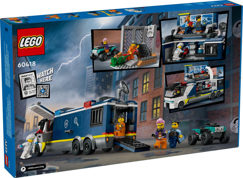 LEGO® City Polizei 60418 Polizeitruck mit Labor