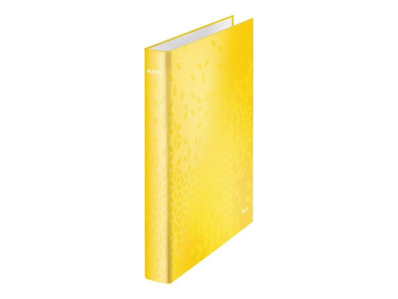 Leitz Ringbinder  WOW Laminated A4+ 4DR/25mm Yellow
