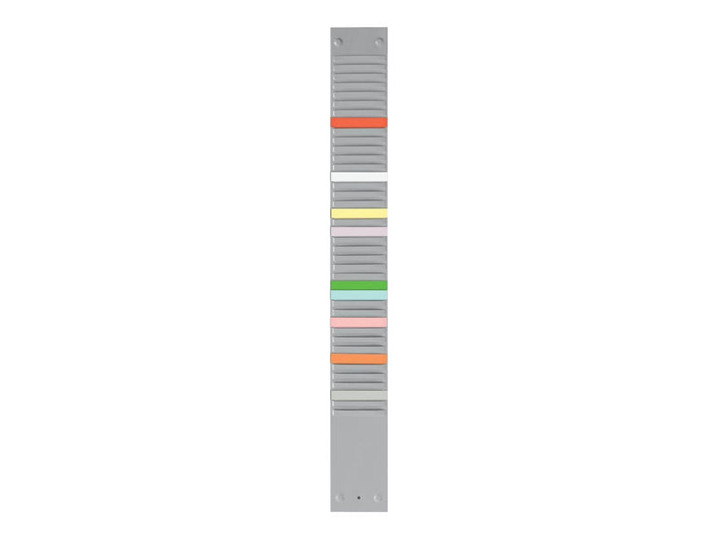 Nobo card planner panel - 40 slots - grey