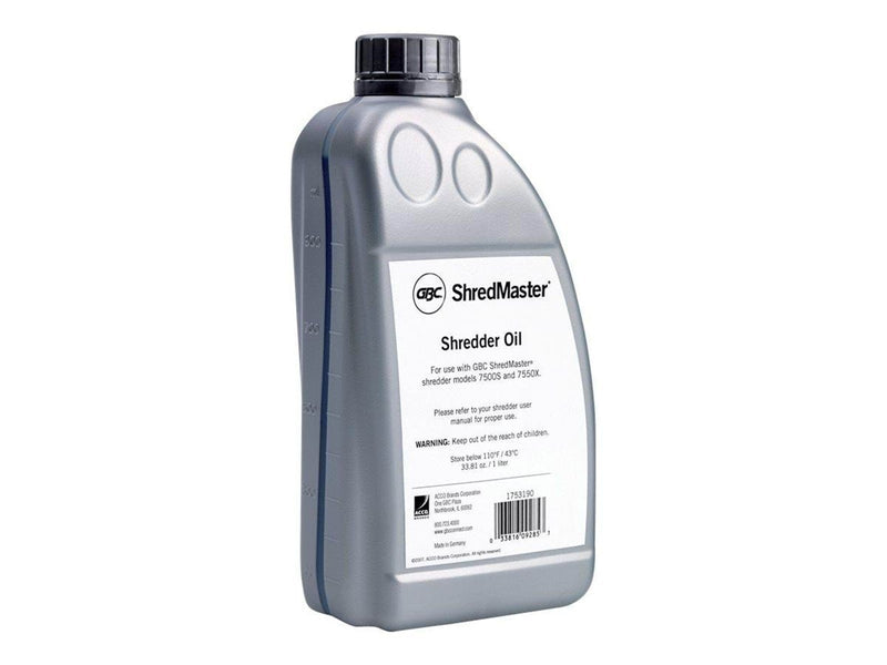 Rexel shredder oil
