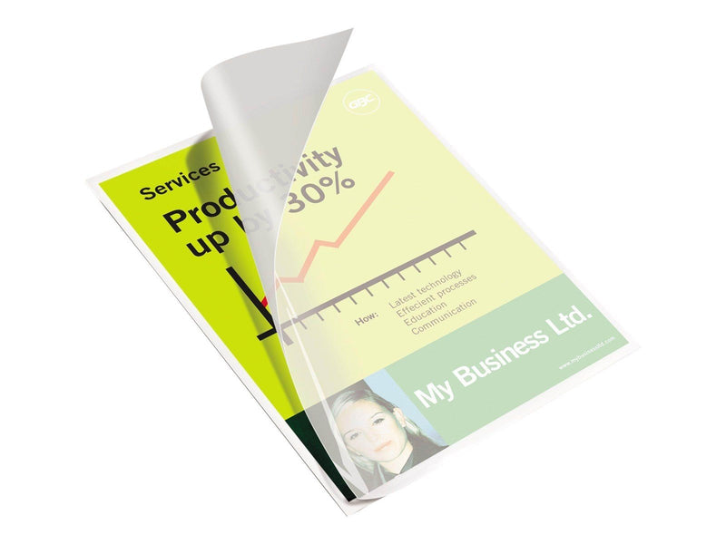 GBC HighSpeed Pouch - 100-pack - glossy - 216 x 303 mm - lamination pouches