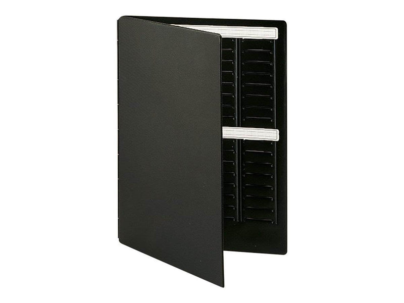 Nobo Mini - card planner board - 16 slots x 3 columns - black