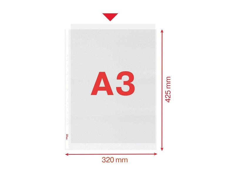 Esselte - sheet protector - for A3 - clear (pack of 10)