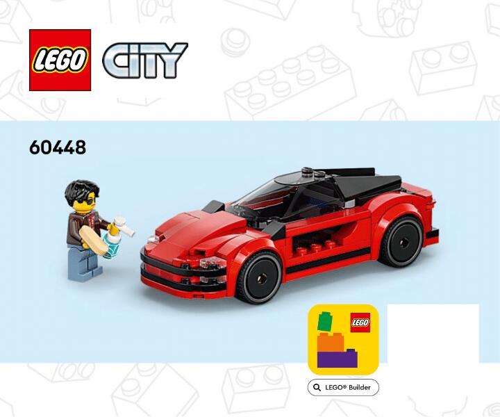 LEGO® City Fahrzeuge - Roter Sportwagen