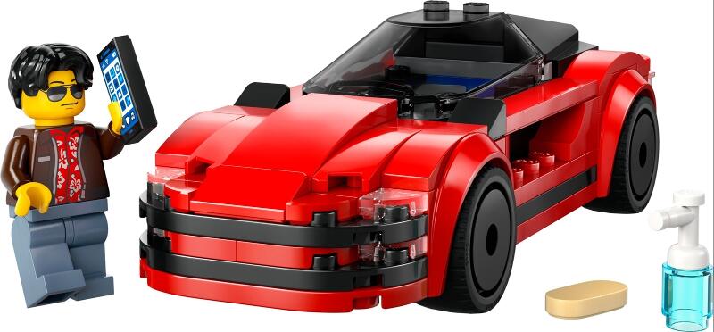 LEGO® City Fahrzeuge - Roter Sportwagen