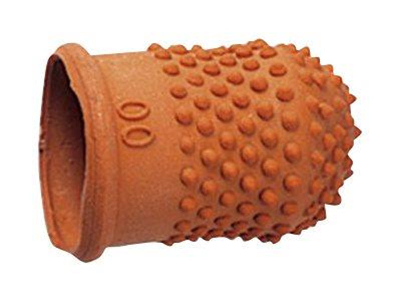 Rexel Size 2 - thimblette - rubber - dark orange (pack of 10)
