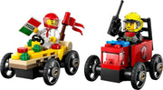 LEGO® City Fahrzeuge - Pizzalieferwagen vs. Löschauto