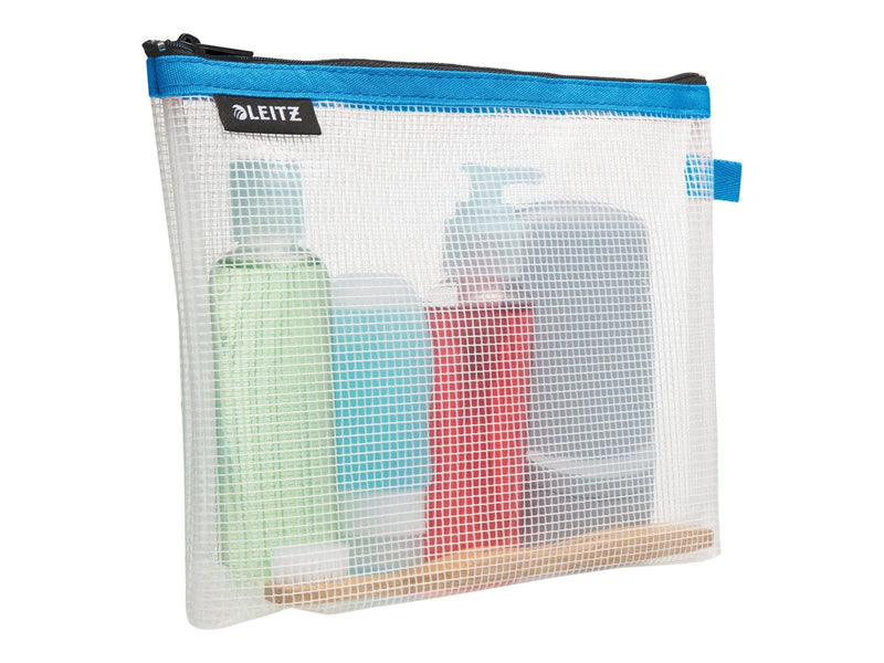 Leitz  WOW Traveller Zip-Beutel wasserabweisend Kosmetik Blau