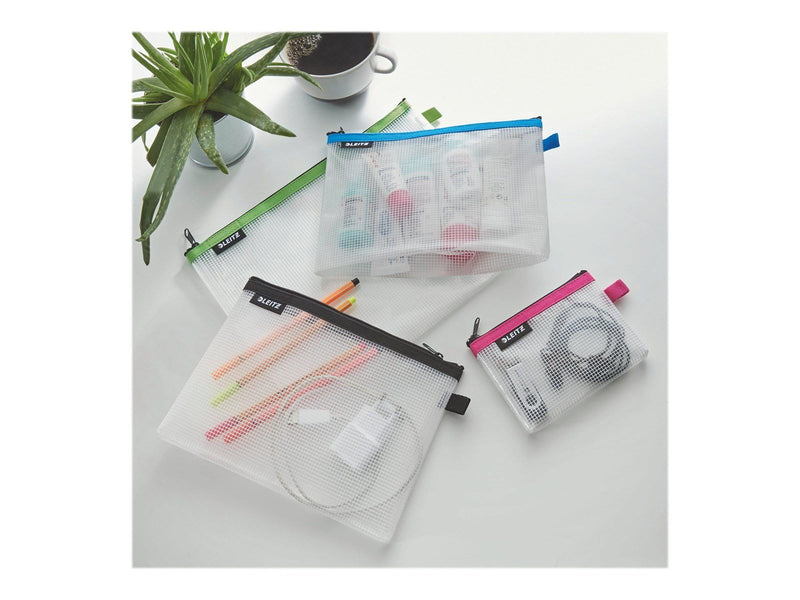 Leitz  WOW Traveller Zip-Beutel wasserabweisend Kosmetik Blau