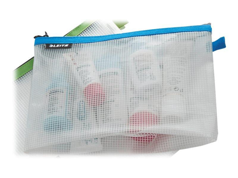 Leitz  WOW Traveller Zip-Beutel wasserabweisend Kosmetik Blau