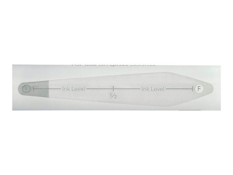 Nobo  Marker für Glas-Whiteboards, trocken abwischbar, 4 Stück, schwarz Weiß