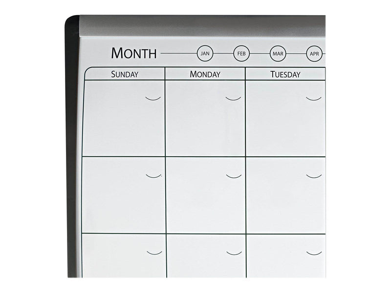 Nobo Quartet combo board: whiteboard bulletin board - 585 x 430 mm