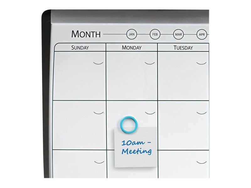 Nobo Quartet combo board: whiteboard bulletin board - 585 x 430 mm