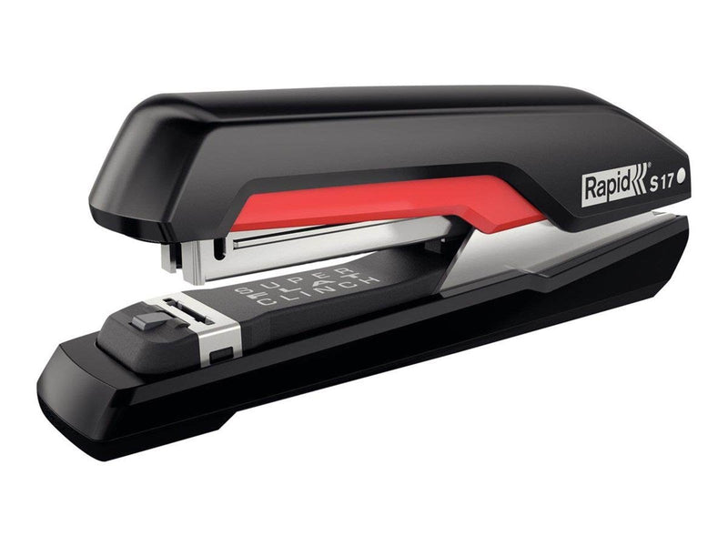 Rapid  Supreme Heftgerät S17 Schwarz/Rot