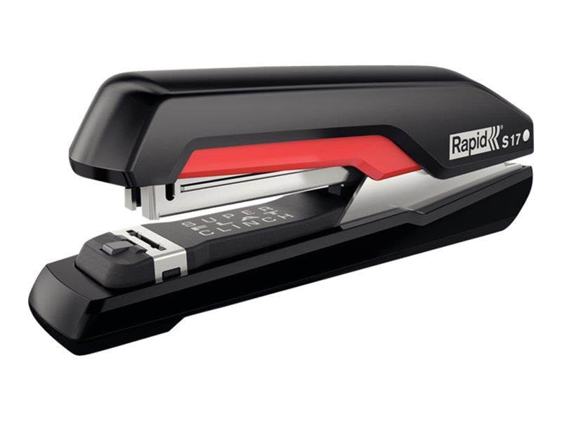 Rapid  Supreme Heftgerät S17 Schwarz/Rot