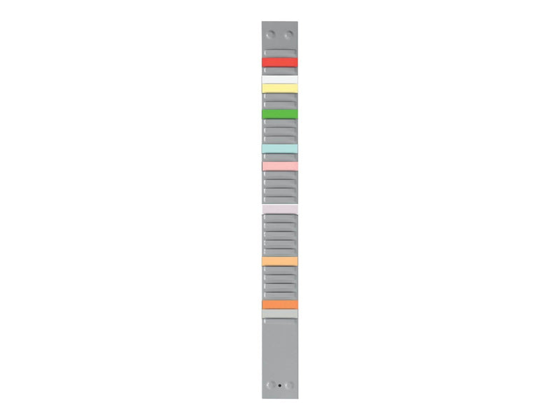 Nobo card planner panel - 32 slots - grey