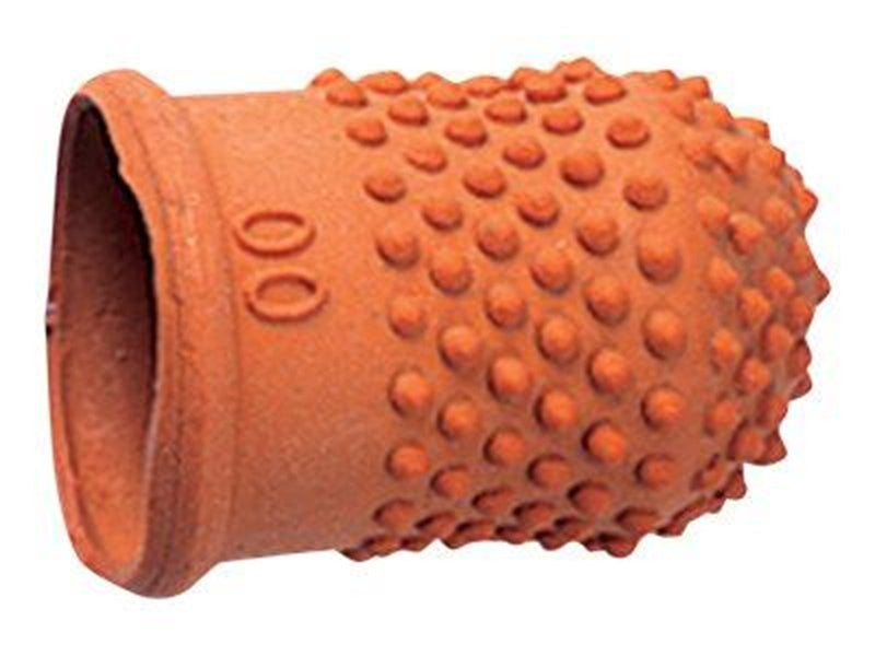Rexel Size 00 - thimblette - rubber - dark orange (pack of 10)