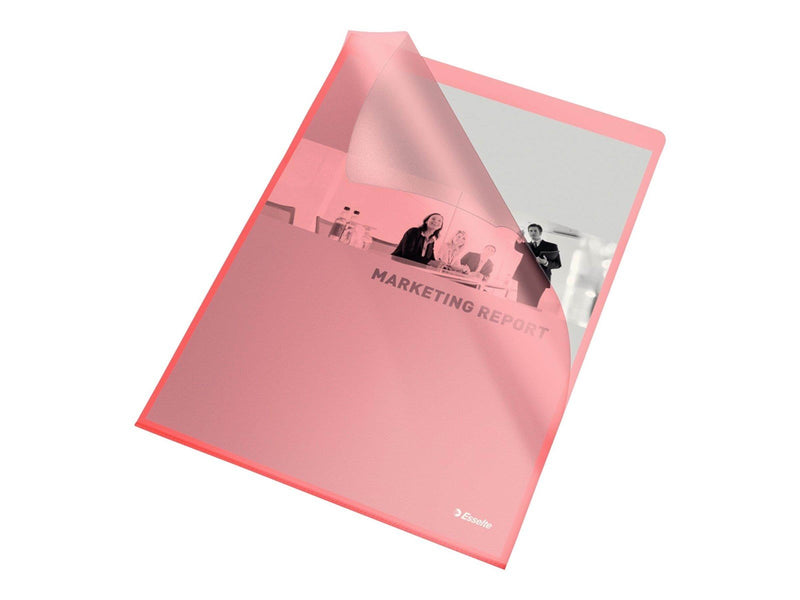 Esselte Folder  105my A4 Bag of 10 Red