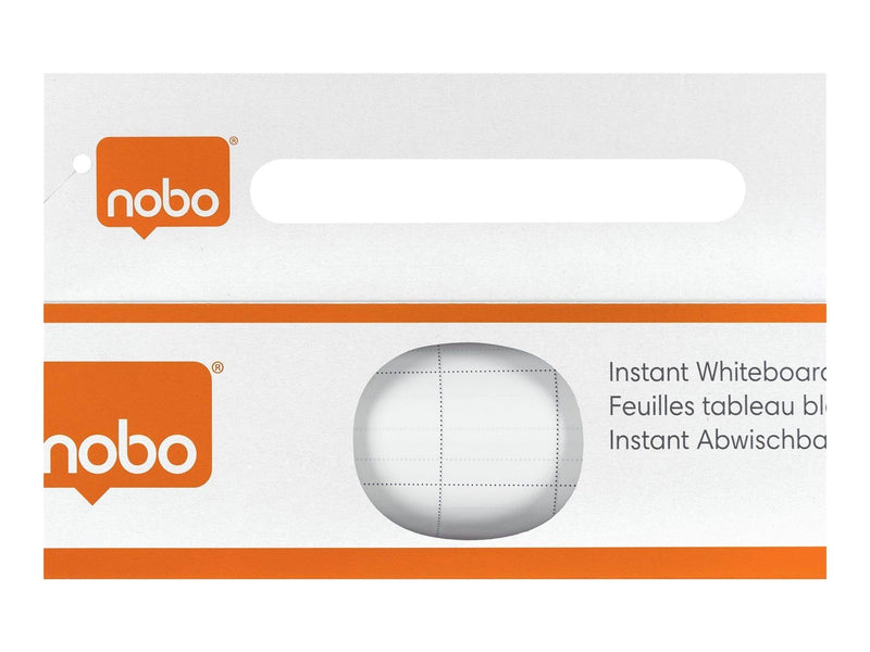 Nobo Instant Whiteboard dry erase surface - 800 x 600 mm - white (pack of 25)