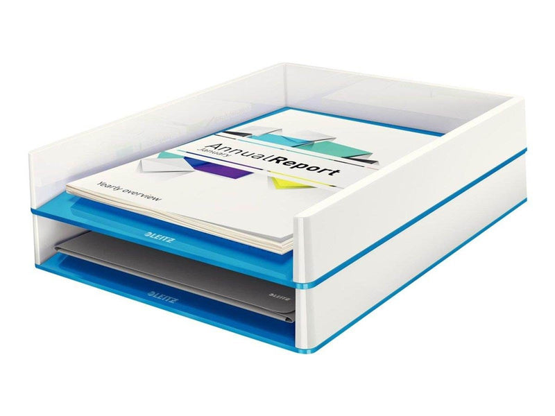 Leitz  WOW Briefkorb Duo Colour Blau