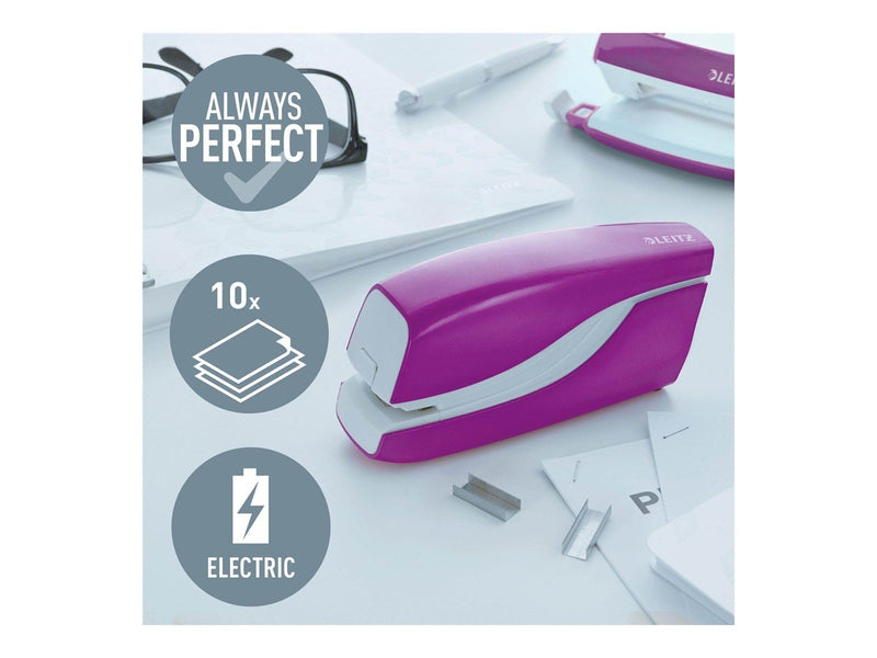 Leitz  NeXXt WOW Elektrisches Heftgerät kontaktlos Violett