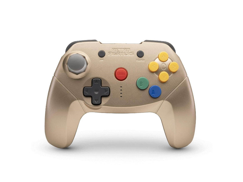 Retro Fighters Brawler64 Bluetooth NSO Edition - Gold - Wireless Controller - Nintendo Switch