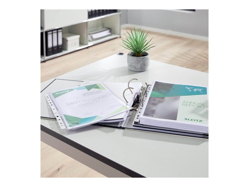 Leitz - sheet protector - for A4 - capacity: 200 sheets (pack of 5)