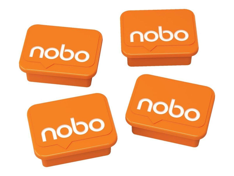 Nobo magnet - orange (pack of 4)