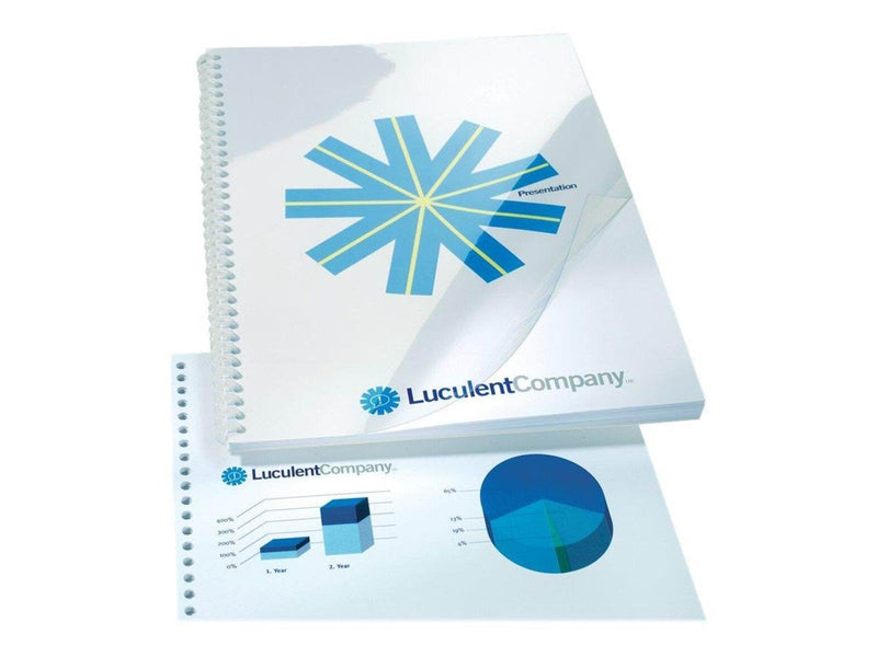 GBC HiClear Deckfolien Farblos - PVC Binding Cover